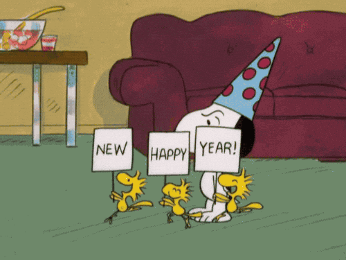 Animación sobre el año nuevo y los propósitos