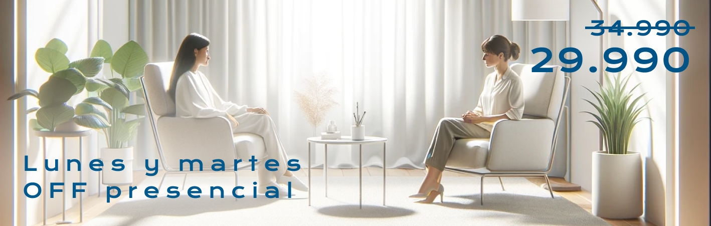 Banner de sesiones presenciales rebajadas los lunes y martes